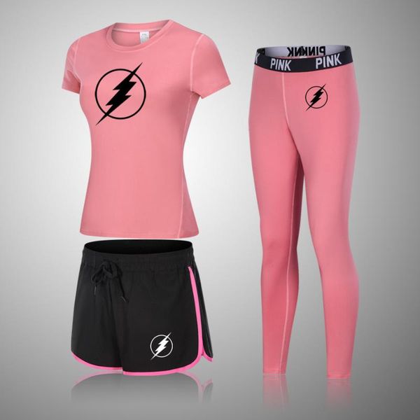 3pcs yoga set the flash women fitness yoga sport gym leggings pants fitness suit workout clothes training tights, White;red
3pcs yoga set the flash women fitness yoga sport gym leggings pants fitness suit workout clothes training tights, White;red