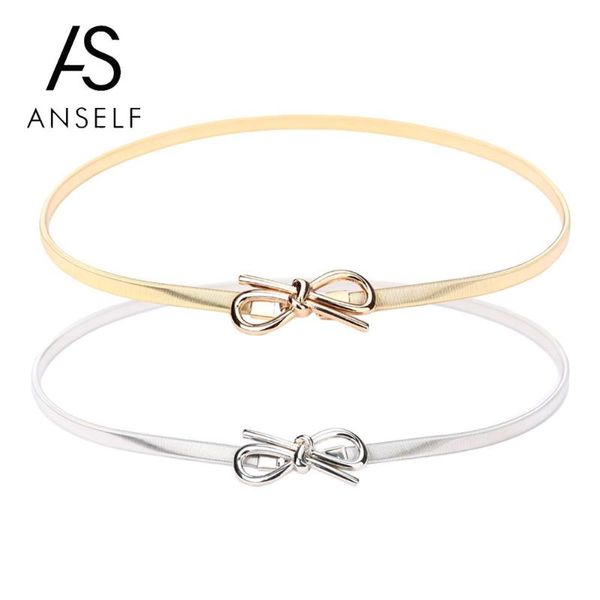 2020 new fashion belt women girls belt bow clasp front stretch skinny elastic bowknot waist strap metal chain gold silver, Black;brown
2020 new fashion belt women girls belt bow clasp front stretch skinny elastic bowknot waist strap metal chain gold silver, Black;brown