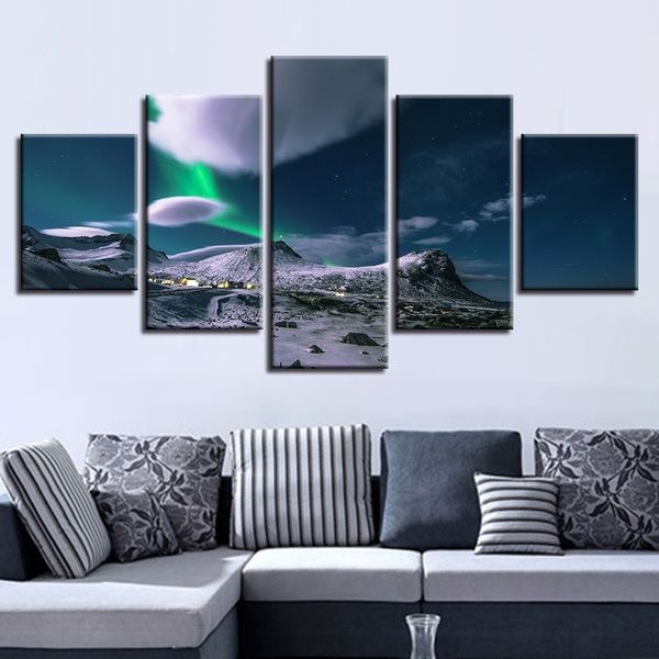 wall art hd печать фотографии 5 шт mountain сияния афиши night scene modular холст картина декор гостиная (без рамки
wall art hd печать фотографии 5 шт mountain сияния афиши night scene modular холст картина декор гостиная (без рамки