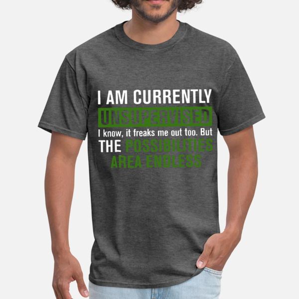 i am currently unsupervised lknow it freaks me out t shirt men designing tee shirt s-xxxl letter interesting humor spring normal shirt
i am currently unsupervised lknow it freaks me out t shirt men designing tee shirt s-xxxl letter interesting humor spring normal shirt