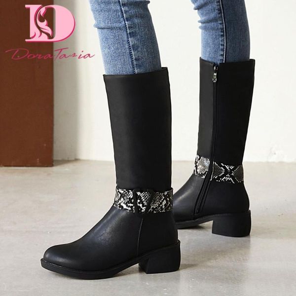 doratasia brand new large sizes 43 winter women shoes fashion vintage mid-calf riding boots, Black
doratasia brand new large sizes 43 winter women shoes fashion vintage mid-calf riding boots, Black