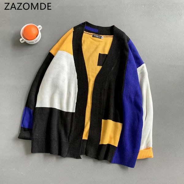 zazomde 2020 trendy brand sweater men's winter youth hip-hop couple stitching knitted cardigan jacket men loose sweater men, White;black
zazomde 2020 trendy brand sweater men's winter youth hip-hop couple stitching knitted cardigan jacket men loose sweater men, White;black