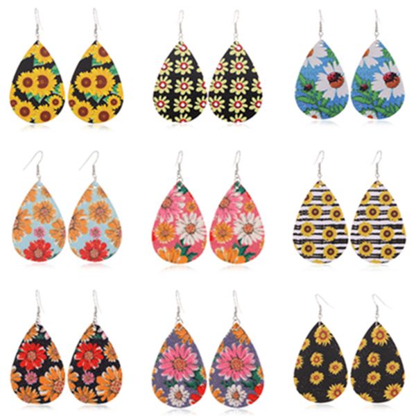 fashion daisy sunflower floral earings double sides print pu leather waterdrop earrings teardrop earbob charming women girls jewelry d9208, Red;brown
fashion daisy sunflower floral earings double sides print pu leather waterdrop earrings teardrop earbob charming women girls jewelry d9208, Red;brown