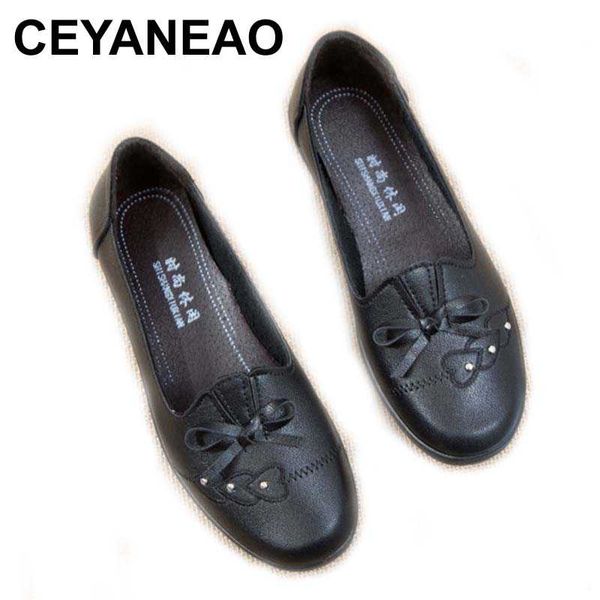 ceyaneao2020 женская обувь весной и осенью новый стиль моды с плоским дном круглой головки узла матери обувь, Black
ceyaneao2020 женская обувь весной и осенью новый стиль моды с плоским дном круглой головки узла матери обувь, Black