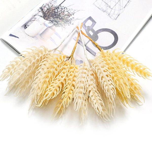 6heads artificial wheat small bouquet fake wheat ears diy handicraft scrapbooking for wedding christmas home decoration
6heads artificial wheat small bouquet fake wheat ears diy handicraft scrapbooking for wedding christmas home decoration