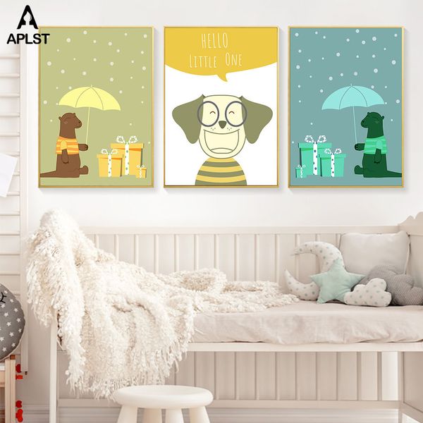 мультфильм щенок холст плакаты детские wall art hello little one медведь печати картина kid ребенок спальня главная декоративное изображение
мультфильм щенок холст плакаты детские wall art hello little one медведь печати картина kid ребенок спальня главная декоративное изображение