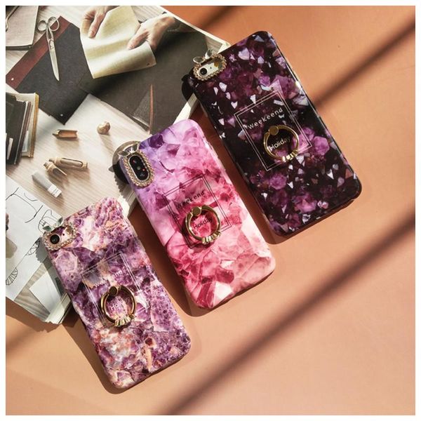 cgjxsfor iphone 6 6s 7 8 plus x diy ring holder jewelled purple marble case imd stand phone back cover cases coque gift
cgjxsfor iphone 6 6s 7 8 plus x diy ring holder jewelled purple marble case imd stand phone back cover cases coque gift