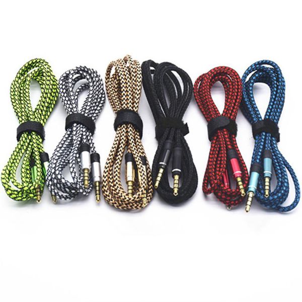 cgjxsqichen auxiliary aux extension audio cable unbroken metal fabric braided male stereo cord 1 .5m for iphone samsung mp3 speaker tablet p
cgjxsqichen auxiliary aux extension audio cable unbroken metal fabric braided male stereo cord 1 .5m for iphone samsung mp3 speaker tablet p