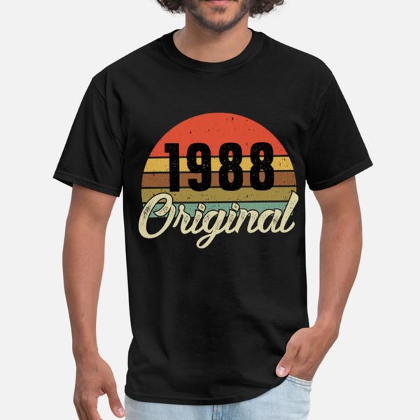 1988 original birthday t shirt men create cotton o-neck famous funny summer style cool shirt
1988 original birthday t shirt men create cotton o-neck famous funny summer style cool shirt