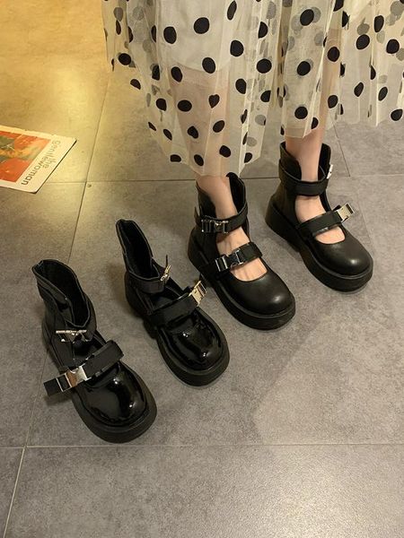 punk shoes lady boots boots-women booties woman 2020 low heel luxury designer round toe crossdresser ladies rubber, Black
punk shoes lady boots boots-women booties woman 2020 low heel luxury designer round toe crossdresser ladies rubber, Black