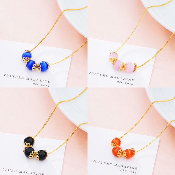 women's vietnam sand gold bead pendant necklace wedding bridal jewelry accessories gold plated clavicle chain fashion accessorie, Silver
women's vietnam sand gold bead pendant necklace wedding bridal jewelry accessories gold plated clavicle chain fashion accessorie, Silver