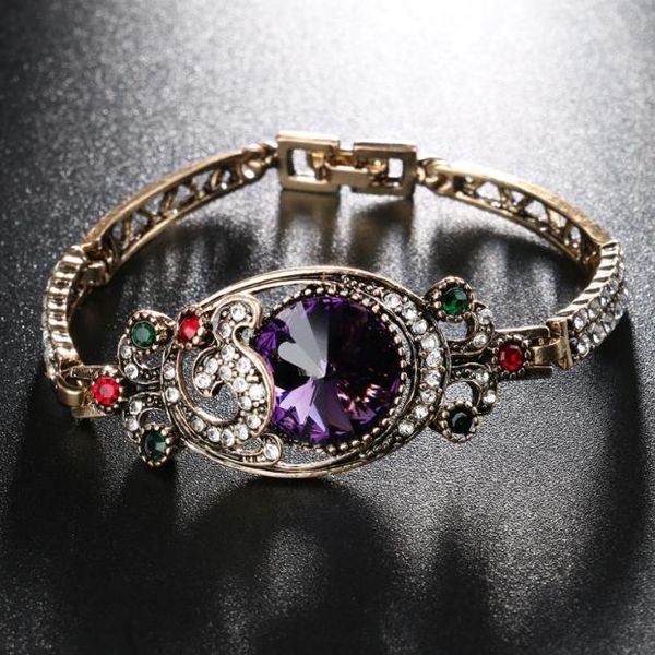 the new 2018 classic vintage crystal jewelry exquisite lady's bracelet style fashion bracelet strongly recommended, Golden;silver
the new 2018 classic vintage crystal jewelry exquisite lady's bracelet style fashion bracelet strongly recommended, Golden;silver