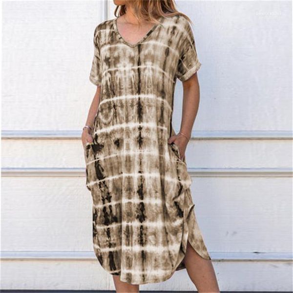 summer fashion v neck short sleeve famale designer casual dress womens wide loose fork print dress, Black;gray
summer fashion v neck short sleeve famale designer casual dress womens wide loose fork print dress, Black;gray