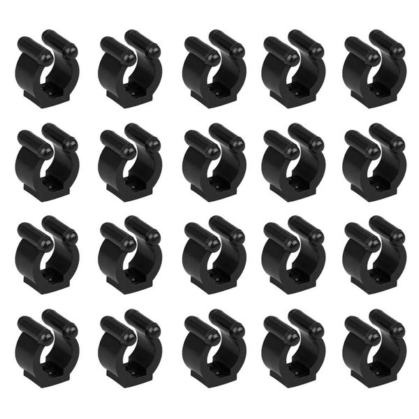20 pieces fishing rod storage clips, fishing pole holder clip clamp storage rack, 2 sizes - 17mm, 24mm
20 pieces fishing rod storage clips, fishing pole holder clip clamp storage rack, 2 sizes - 17mm, 24mm