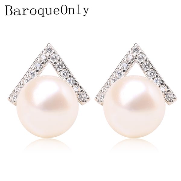 baroqueonly triangular zircon inlaid natural freshwater pearl stud earrings 925 sterling silver white pink grey purple blue epm, Golden;silver
baroqueonly triangular zircon inlaid natural freshwater pearl stud earrings 925 sterling silver white pink grey purple blue epm, Golden;silver