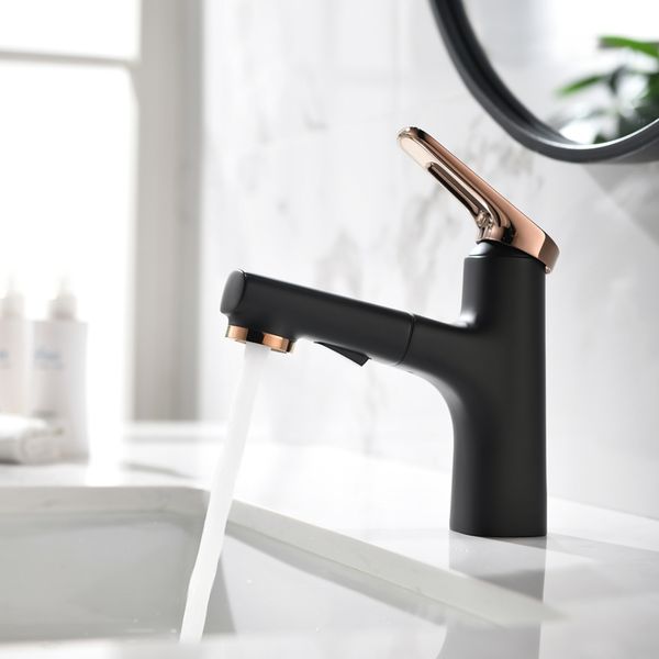 pull out brass bathroom sink faucet with two functions pull out spray shower nozzle fashion basin mixer faucet
pull out brass bathroom sink faucet with two functions pull out spray shower nozzle fashion basin mixer faucet