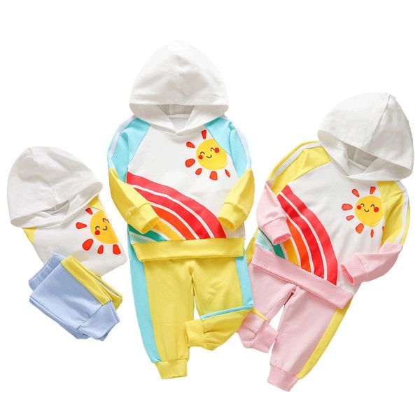 v-tree clothing sets hooded sportswear xxx boys and girls clothing cotton sun and rainbow print fashion in spring autumn, White
v-tree clothing sets hooded sportswear xxx boys and girls clothing cotton sun and rainbow print fashion in spring autumn, White