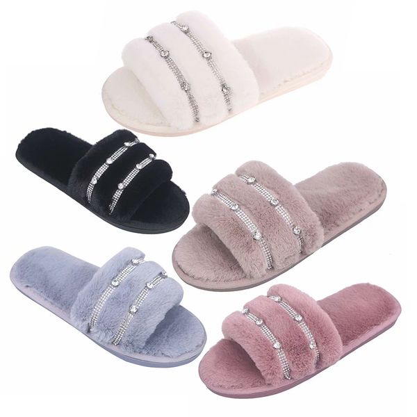 fashion slippers flip flops autumn and winter fashion and comfortable rhinestone non-slip open-toed flat-bottomed household cotton slippers, Black
fashion slippers flip flops autumn and winter fashion and comfortable rhinestone non-slip open-toed flat-bottomed household cotton slippers, Black
