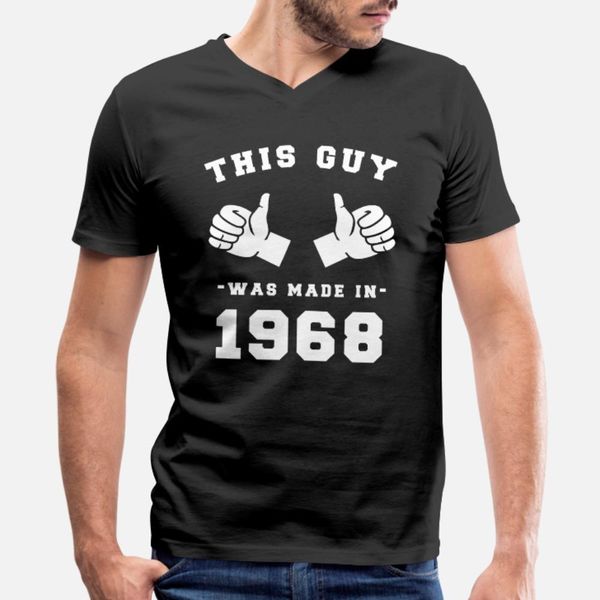this guys was born in 1968 t shirt men character short sleeve o neck unique graphic humor summer style leisure shirt
this guys was born in 1968 t shirt men character short sleeve o neck unique graphic humor summer style leisure shirt