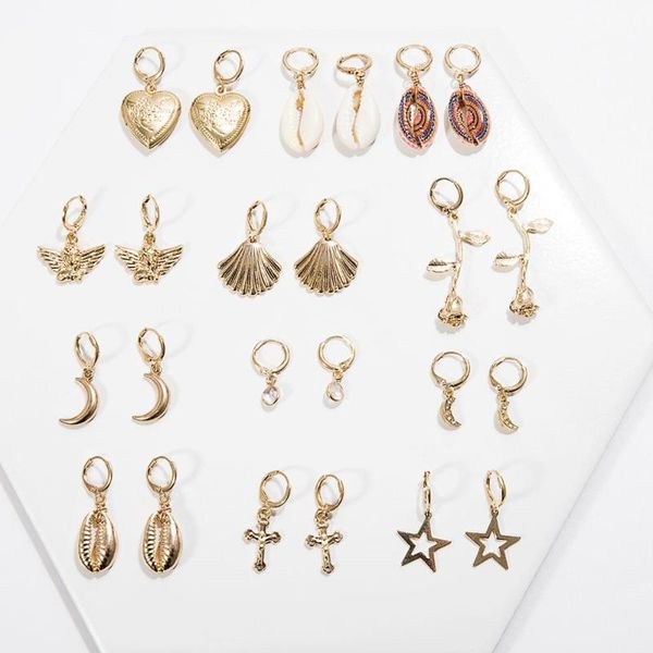 dangle & chandelier 2021 cute simple seashell rose floral moon love heart cross drop earrings for women gold silver color small
dangle & chandelier 2021 cute simple seashell rose floral moon love heart cross drop earrings for women gold silver color small