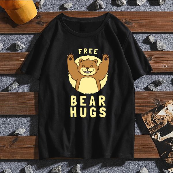 bear hugs short sleeve loose men t shirt casual summer women tshirt o-neck cool men t-shirt male men tee shirts
bear hugs short sleeve loose men t shirt casual summer women tshirt o-neck cool men t-shirt male men tee shirts