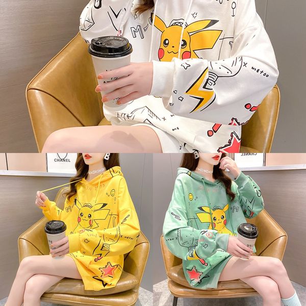 2020 autumn new korean style hooded women's cartoon printed round neck large sweatersweater sweater size women's clothing oeeuh oe, Black
2020 autumn new korean style hooded women's cartoon printed round neck large sweatersweater sweater size women's clothing oeeuh oe, Black