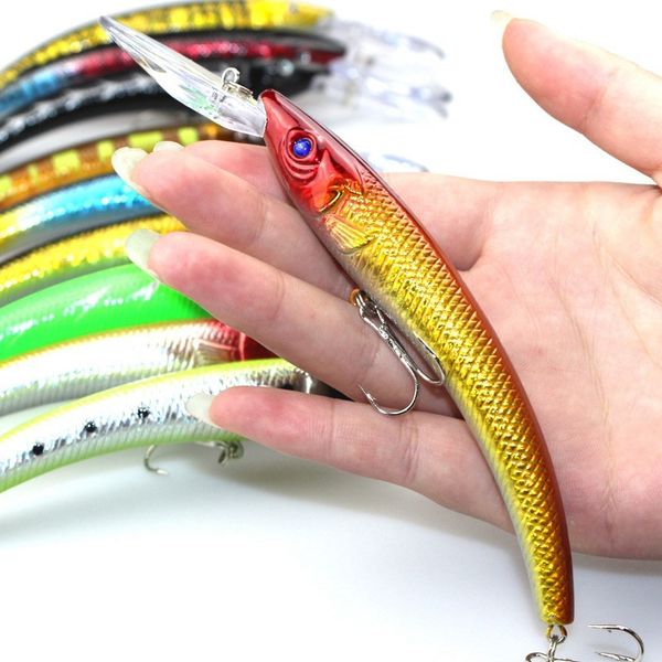 1pcs рыболовную приманку холодец большой crank bait minnow bass троллинг hard bait155mm / 16g искусственная приманка щука карп приманки рыбо
1pcs рыболовную приманку холодец большой crank bait minnow bass троллинг hard bait155mm / 16g искусственная приманка щука карп приманки рыбо