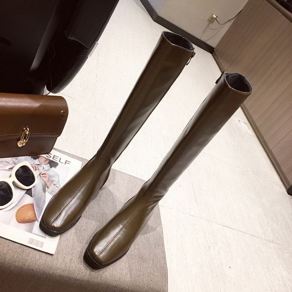 women high boots woman motorcycle boots microfiber leather 2020 new winter shoes side zip footware square toe female black brown
women high boots woman motorcycle boots microfiber leather 2020 new winter shoes side zip footware square toe female black brown