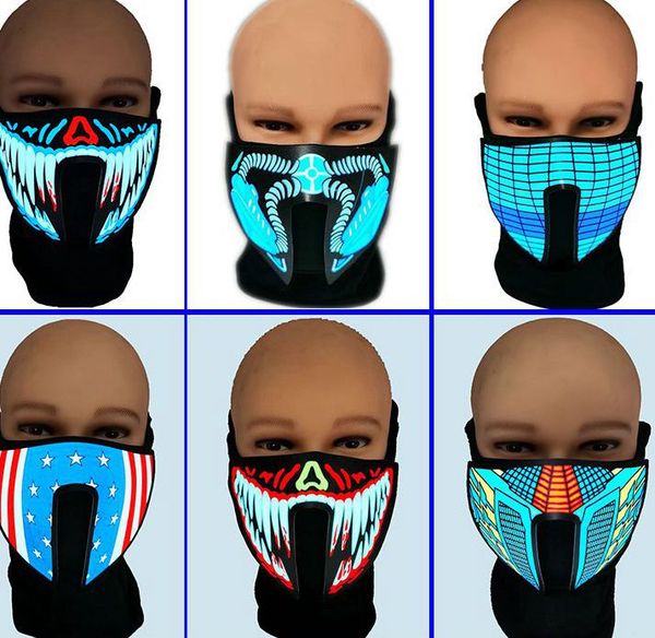 cycling masks sound activated mask costume light up halloween party luminous voice control mask for party cosplay kka8046
cycling masks sound activated mask costume light up halloween party luminous voice control mask for party cosplay kka8046