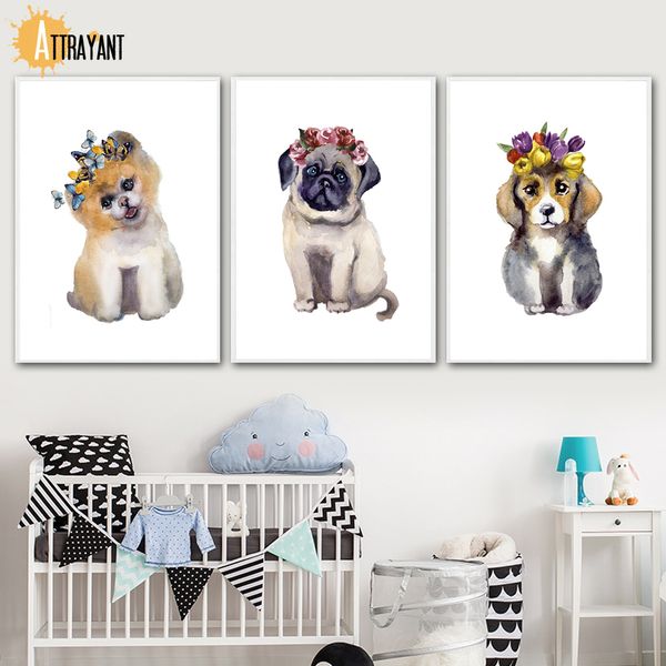 cute cartoon pet pug dog flower animal wall art canvas painting nordic posters and prints wall pictures for kids room home decor
cute cartoon pet pug dog flower animal wall art canvas painting nordic posters and prints wall pictures for kids room home decor