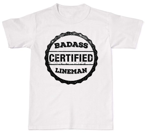 2019 new brand sale badass certified lineman trade dad gift idea t-shirt t shirt cotton
2019 new brand sale badass certified lineman trade dad gift idea t-shirt t shirt cotton