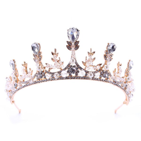 2020 korea princess queen crown women luxury big crystal rhinestone tiara and crowns hair jewelry for bridal bride wedding party, Golden;silver
2020 korea princess queen crown women luxury big crystal rhinestone tiara and crowns hair jewelry for bridal bride wedding party, Golden;silver