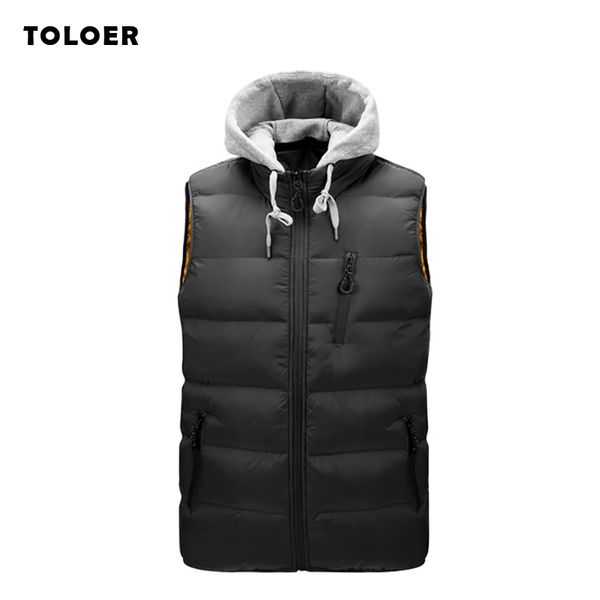 men's vests mens autumn winter vest jacket hooded sleeveless slim casual male waistcoat detachable-hat solid zipper thick warm men, Black;white
men's vests mens autumn winter vest jacket hooded sleeveless slim casual male waistcoat detachable-hat solid zipper thick warm men, Black;white