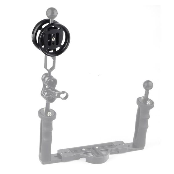 aluminum single/double underwater m67 lens mount base holder for macro and wide angle lens to extension diving floating arm
aluminum single/double underwater m67 lens mount base holder for macro and wide angle lens to extension diving floating arm