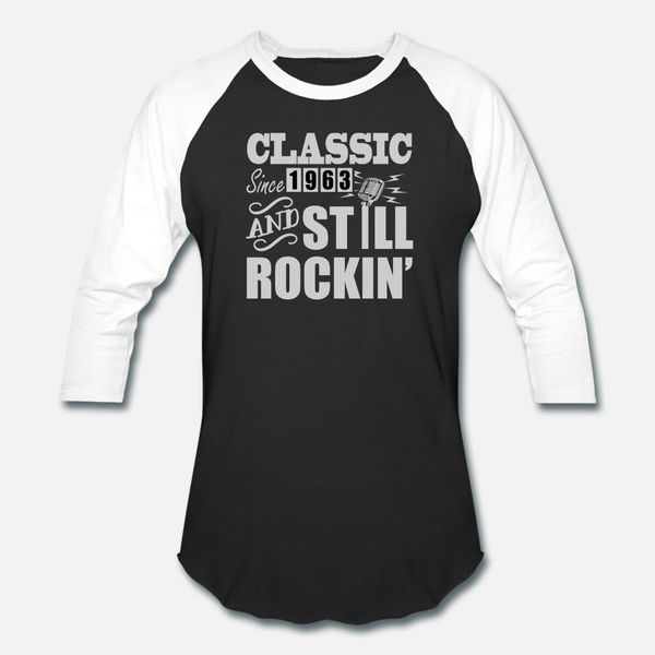 classic 1963 a t shirt men personalized tee shirt round collar original loose funny summer outfit shirt, White;black 
classic 1963 a t shirt men personalized tee shirt round collar original loose funny summer outfit shirt, White;black