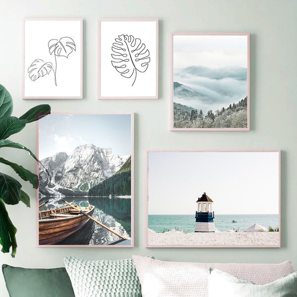 boat forest agave abstract monstera line wall art canvas painting nordic posters and prints wall pictures for living room decor
boat forest agave abstract monstera line wall art canvas painting nordic posters and prints wall pictures for living room decor