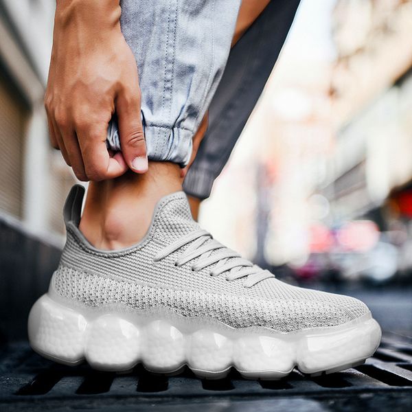 mens casual shoes couple high elasticity trend mesh breathable lightweight cushioning sports casual shoes zapatillas de hombre, Black
mens casual shoes couple high elasticity trend mesh breathable lightweight cushioning sports casual shoes zapatillas de hombre, Black