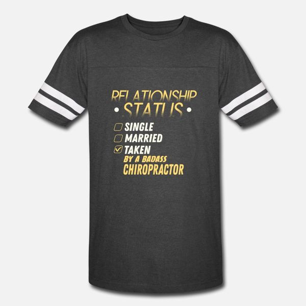 relationship status taken by a badass chiropractor t shirt men printing 100% cotton o neck kawaii gift building summer style slim shirt
relationship status taken by a badass chiropractor t shirt men printing 100% cotton o neck kawaii gift building summer style slim shirt