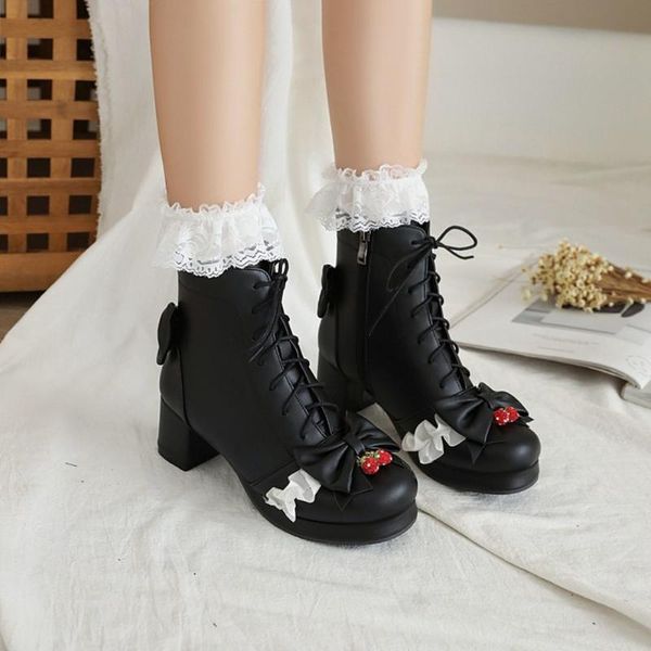 us4-13 женщин круглого toe bowknot вишневого декор лолита ботильоны платформа узелок блок высокие каблуки обувь мэри джейнс плюс размер, Black
us4-13 женщин круглого toe bowknot вишневого декор лолита ботильоны платформа узелок блок высокие каблуки обувь мэри джейнс плюс размер, Black