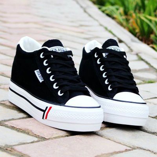 women breathable sneakers 2020 increased platform shoes casual footwear leisure sneaker canvas white shoes women vulcanize shoes y200801, Black
women breathable sneakers 2020 increased platform shoes casual footwear leisure sneaker canvas white shoes women vulcanize shoes y200801, Black
