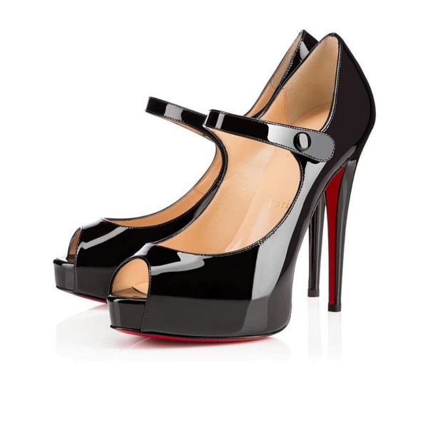 2020 red bottom fashion high heels patent leather women party wedding triple spikes pointed toes pumps dress shoes with box a97, Black
2020 red bottom fashion high heels patent leather women party wedding triple spikes pointed toes pumps dress shoes with box a97, Black