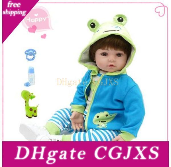 47cm babies reborn doll new handmade silicone reborn baby lifelike adorable boy bonecas girl kid silicone menol doll toys kids
47cm babies reborn doll new handmade silicone reborn baby lifelike adorable boy bonecas girl kid silicone menol doll toys kids