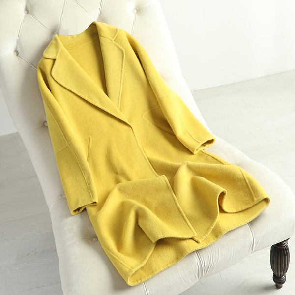 qsc 100% wool good quality plus size coat women new cashmere overcoat middle long anti-season suit collar korean loose jacket, Black
qsc 100% wool good quality plus size coat women new cashmere overcoat middle long anti-season suit collar korean loose jacket, Black
