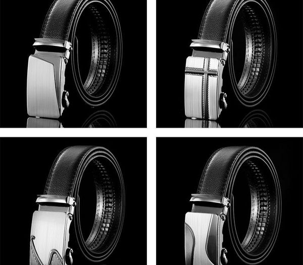 Mens Business Style Belt Leather Strap Male Belt Automatic Buckle Belts For Men Top Quality Girdle Belts For Jeans T200427
Mens Business Style Belt Leather Strap Male Belt Automatic Buckle Belts For Men Top Quality Girdle Belts For Jeans T200427
