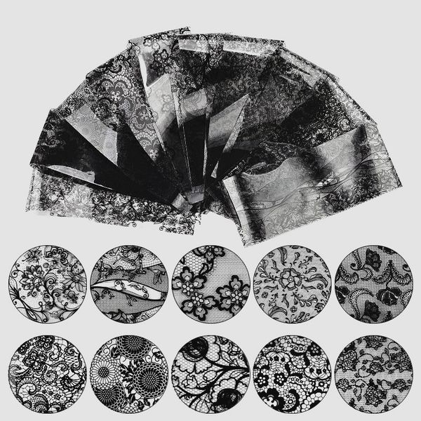 black lace nail art transfer foil full wraps flower design glue adhesive diy manicure slider styling makeup tools 20x4cm
black lace nail art transfer foil full wraps flower design glue adhesive diy manicure slider styling makeup tools 20x4cm