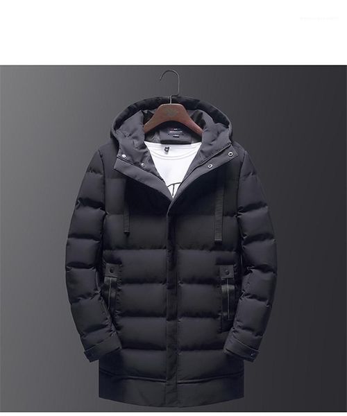 long parkas designer thick winter mens coats zipper and button fly homme cotton padded jacket fashion solid mens, Black
long parkas designer thick winter mens coats zipper and button fly homme cotton padded jacket fashion solid mens, Black