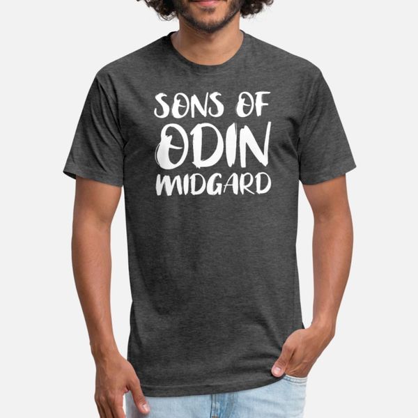 sons of odin midgard t shirt men fit cotton plus size 3xl unique fit new fashion spring cool shirt