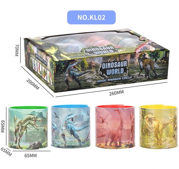 children fun spring toys magic dinosaur spring coil colorful spring children early education toy kid gift
children fun spring toys magic dinosaur spring coil colorful spring children early education toy kid gift