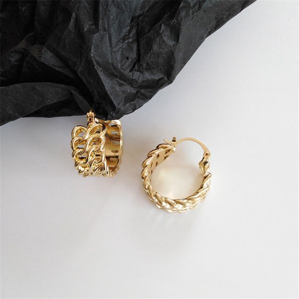 new korean vintage fashion design metal gold color twist hoop earrings for women girl ear daily accessories jewelry party gifts, Golden;silver
new korean vintage fashion design metal gold color twist hoop earrings for women girl ear daily accessories jewelry party gifts, Golden;silver