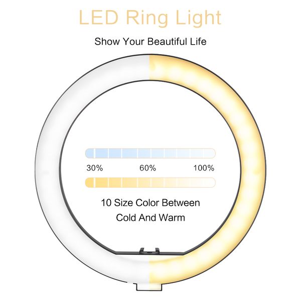 10inch led video ring light selfie lamp with phone clip and tripod stand for youtube live lighting shooting pgraphy studio
10inch led video ring light selfie lamp with phone clip and tripod stand for youtube live lighting shooting pgraphy studio